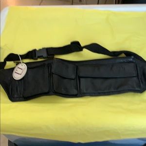 Black fanny pack